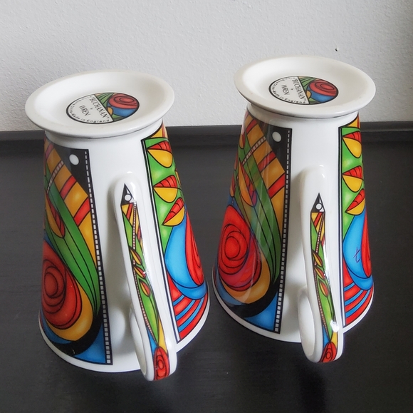 Vintage Fine Bone China Cups by Wren England, set of 2 - Picture 6 of 7